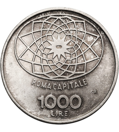 Italy. 1000 Lire 1970, Centenary of Rome as capital of Italy