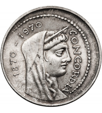 Italy. 1000 Lire 1970, Centenary of Rome as capital of Italy