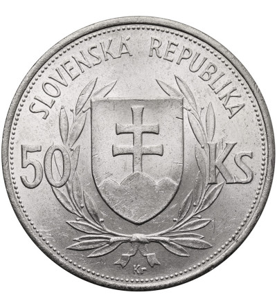 Slovakia. 50 Korún 1944, Fifth Anniversary of the Slovak Republic