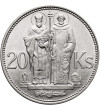 Slovakia. 20 Korún 1941, Saints Cyril and Methodius