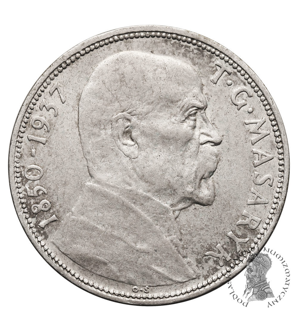 Czechoslovakia. 20 Korun 1937, Death of President Masaryk