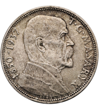 Czechoslovakia. 20 Korun 1937, Death of President Masaryk