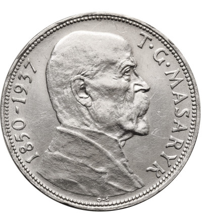 Czechoslovakia. 20 Korun 1937, Death of President Masaryk