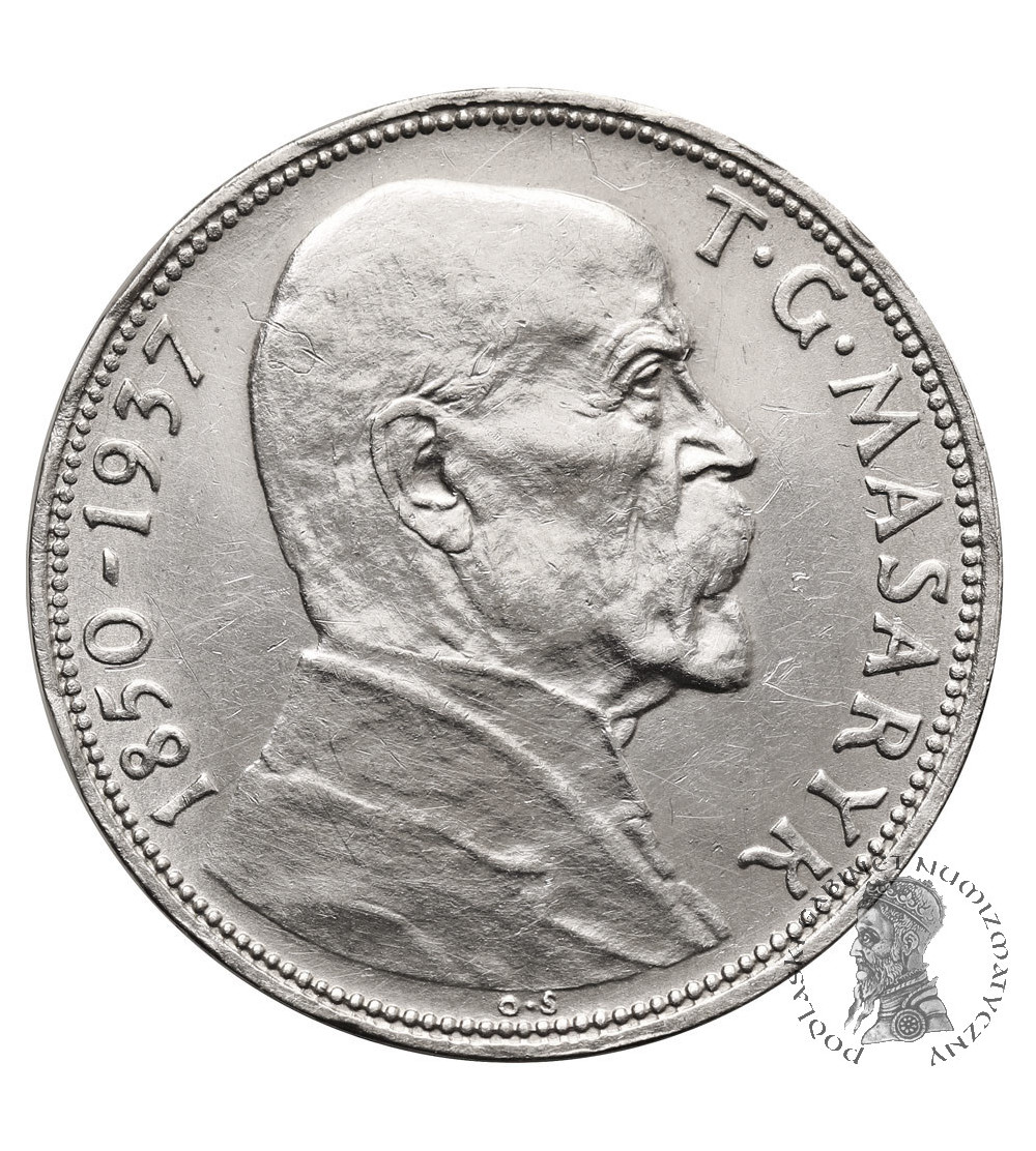 Czechoslovakia. 20 Korun 1937, Death of President Masaryk