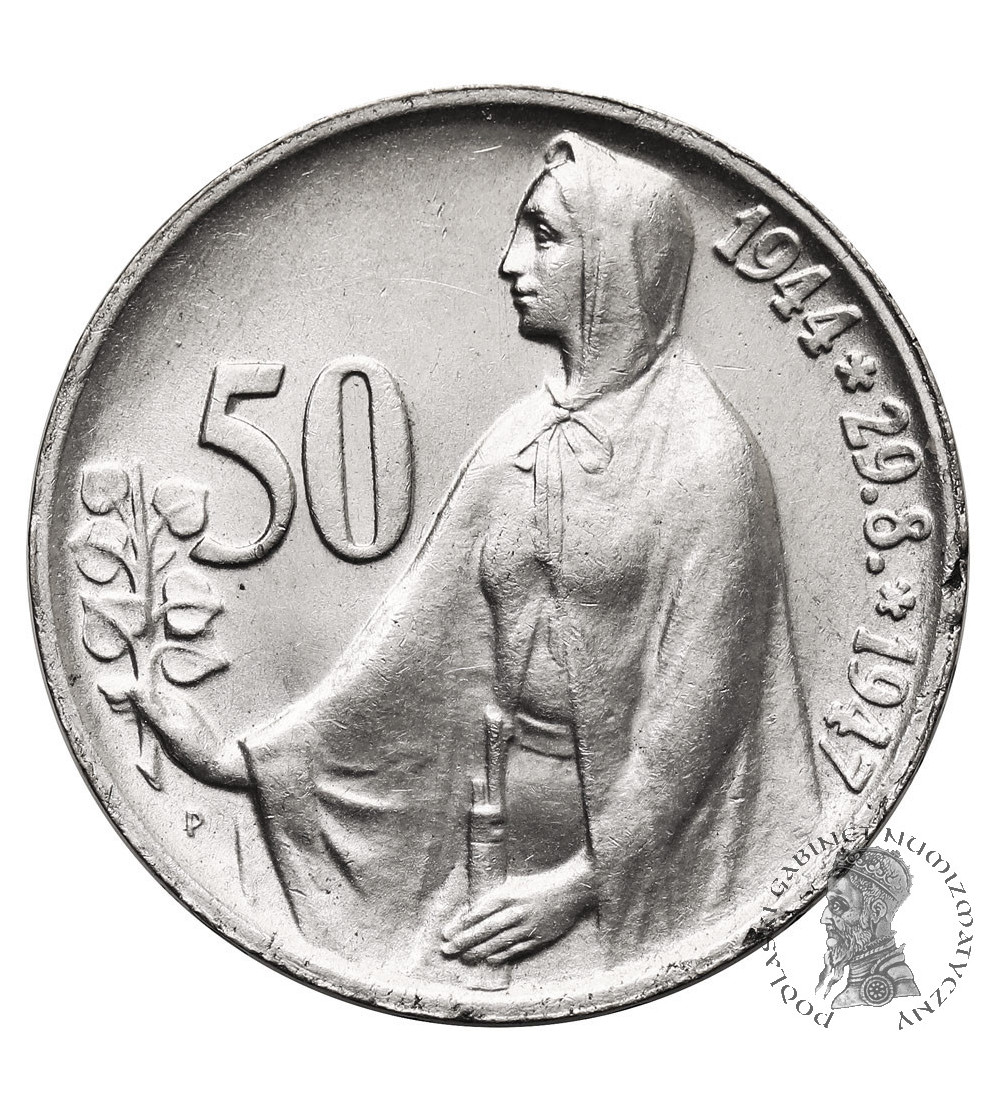 Czechoslovakia. 50 Korun 1947, 3rd anniversary of the Slovak Uprising