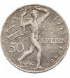 Czechoslovakia. 50 Korun 1948, 3rd Anniversary of the Prague Uprising