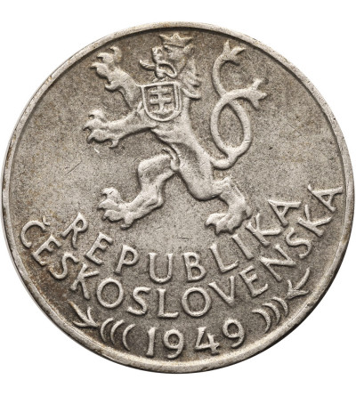 Czechosłowacja. 100 Korun 1949, 700-lecie przywilejów górniczych Jihlavy