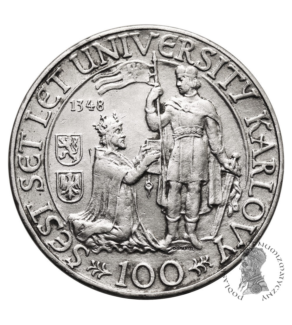 Czechoslovakia. 100 Korun 1948, 600th Anniversary of Charles University