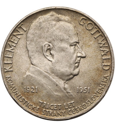 Czechosłowacja. 100 Korun 1951, 30-lecie Partii Komunistycznej