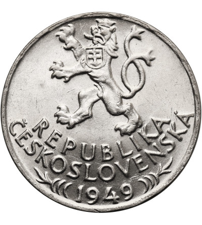 Czechosłowacja. 100 Korun 1949, 700-lecie przywilejów górniczych Jihlavy