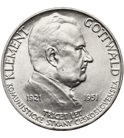 Czechosłowacja. 100 Korun 1951, 30-lecie Partii Komunistycznej