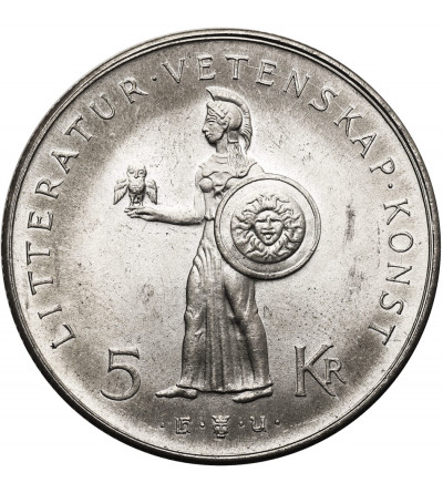 Sweden. 5 Kronor 1962, 80th Birthday Anniversary of Gustav VI Adolf