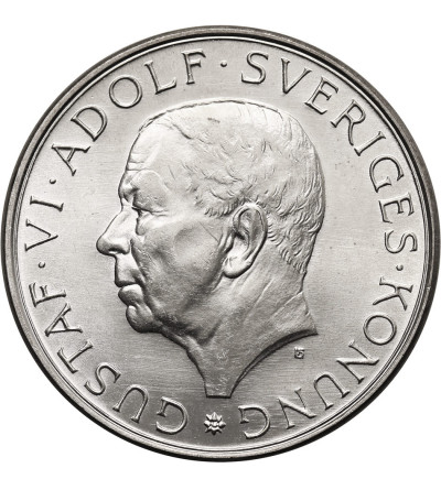 Sweden. 5 Kronor 1972, 90th Birthday Anniversary of Gustav VI Adolf