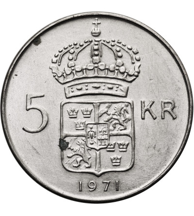 Szwecja. 5 koron 1971 U