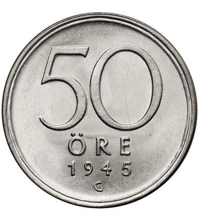 Sweden. 50 Öre 1945 G