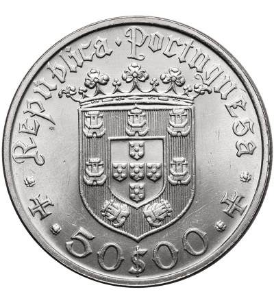 Portugal. 50 Escudos 1968, 500th Anniversary of the Birth of Pedro Alvares Cabral