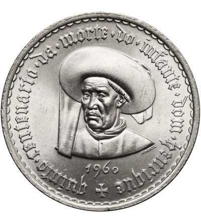 Portugal. 20 Escudos 1960, 500th Anniversary of the Death of Infante D. Henrique (Prince Henry the Navigator)