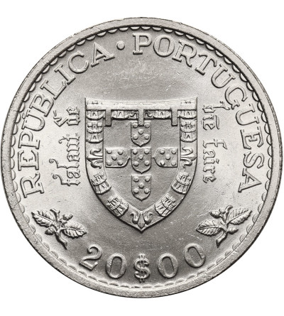 Portugal. 20 Escudos 1960, 500th Anniversary of the Death of Infante D. Henrique (Prince Henry the Navigator)