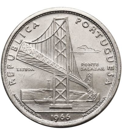 Portugal. 20 Escudos 1966, Opening of the Salazar Bridge