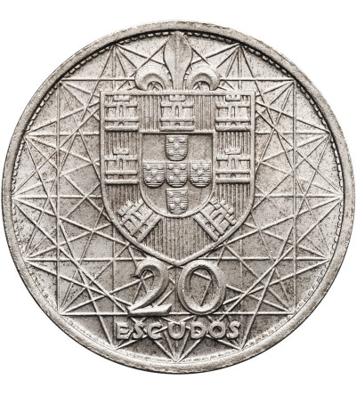 Portugal. 20 Escudos 1966, Opening of the Salazar Bridge