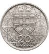 Portugal. 20 Escudos 1966, Opening of the Salazar Bridge