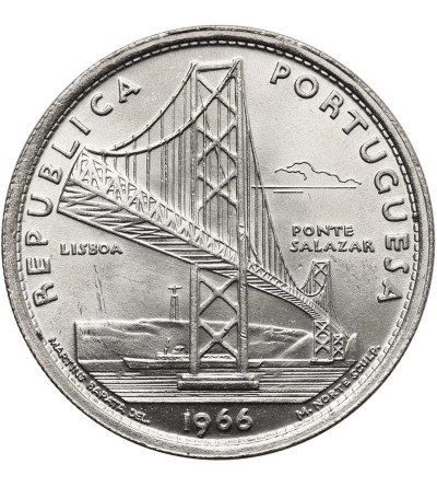 Portugal. 20 Escudos 1966, Opening of the Salazar Bridge