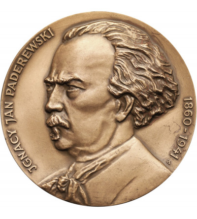 Poland, PRL (1952–1989). Medal 1986. Ignacy Jan Paderewski 1860-1941