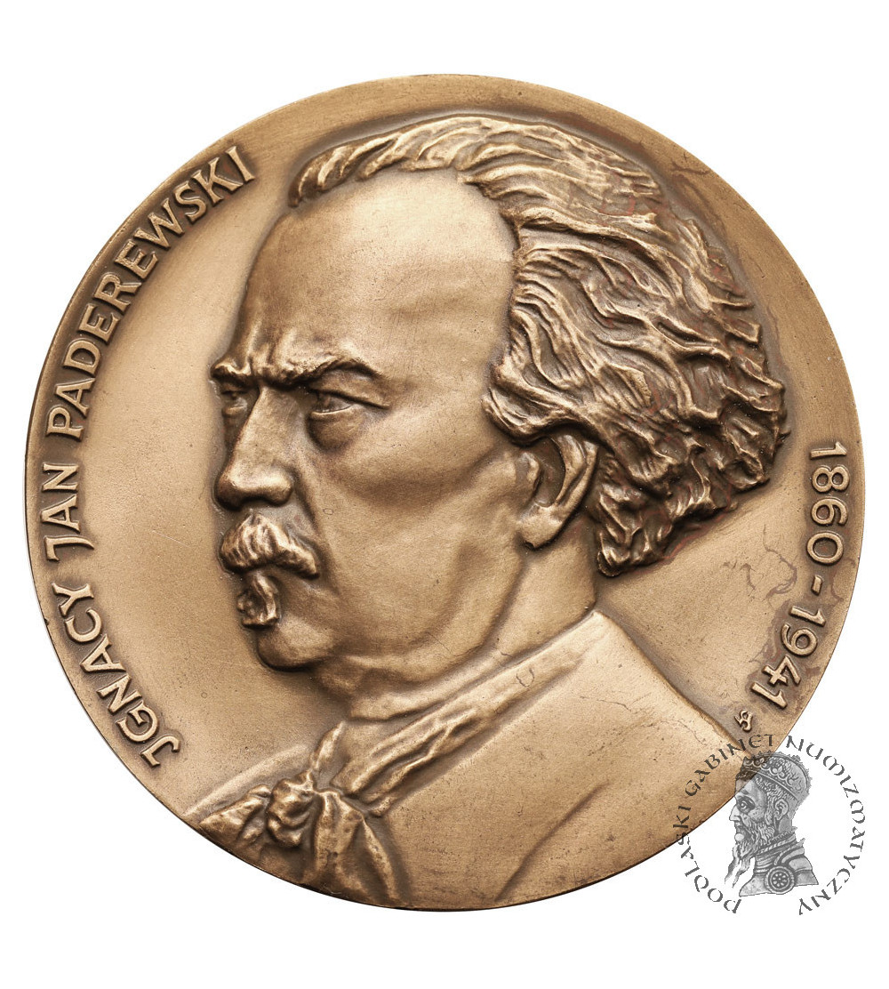 Poland, PRL (1952–1989). Medal 1986. Ignacy Jan Paderewski 1860-1941