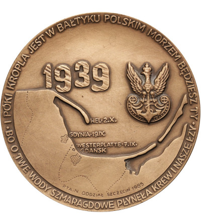 Poland, PRL (1952-1989). Medal 1985, Vice Admiral Józef Unrug