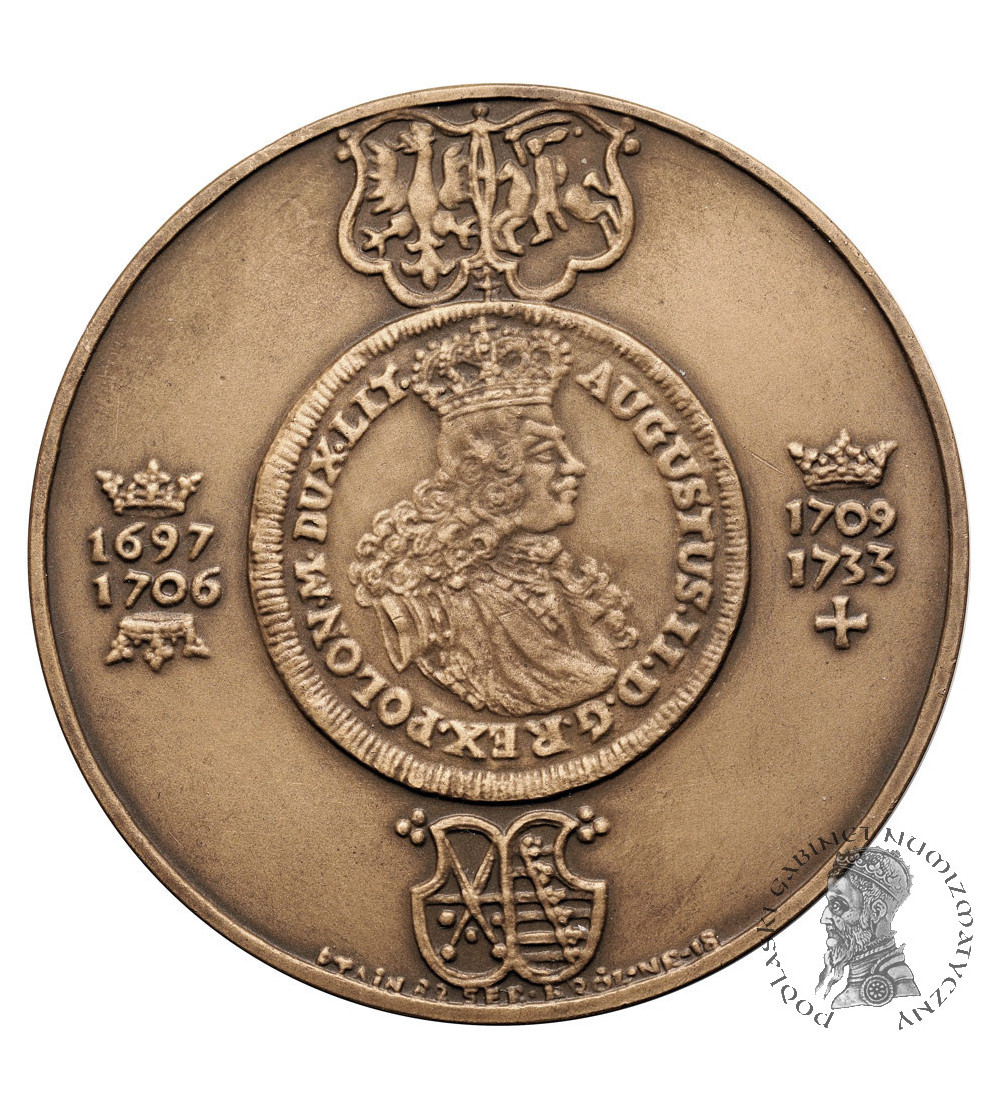 Polska, PRL (1952–1989). Medal 1982, August II Mocny (Wettin), Seria Królewska