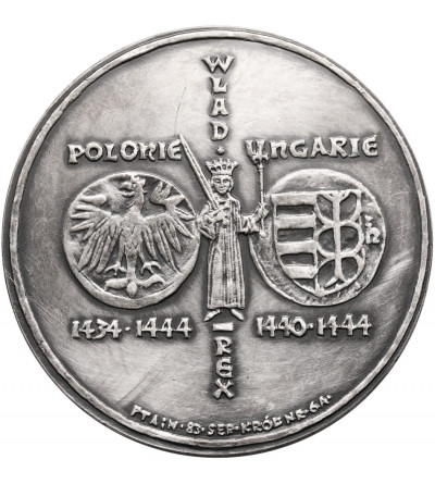 Polska, PRL (1952–1989). Medal 1983, Władysław Warneńczyk, Seria Królewska