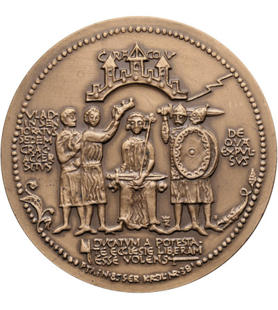 Polska, PRL (1952–1989). Medal 1985, Władysław Laskonogi, Seria Królewska