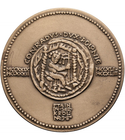 Poland, PRL (1952-1989). Medal 1984, Konrad Mazowiecki, Royal Series