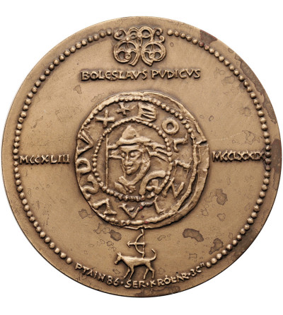 Polska, PRL (1952–1989). Medal 1986, Bolesław Wstydliwy, Seria Królewska