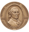 Polska, PRL (1952–1989). Medal 1984, Wielki Kanclerz Koronny Andrzej Zamojski 1716-1792, Bieżuń 1760