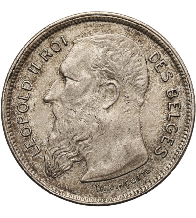 Belgia, Léopold II (1865-1909). 2 franki 1909