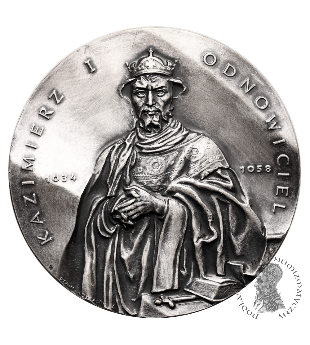 Poland, PRL (1952–1989), Koszalin. Medal 1987, Kazimierz I Odnowiciel 1034-1058