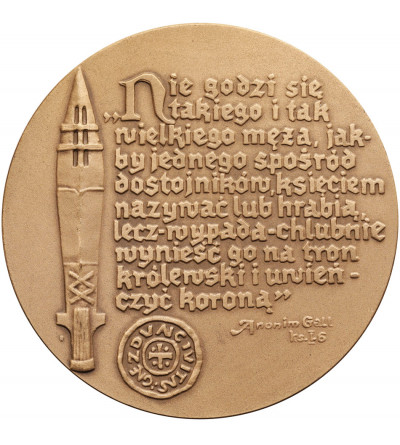 Poland, PRL (1952-1989). Medal 1985, Bolesław Chrobry, Gniezno - 1025