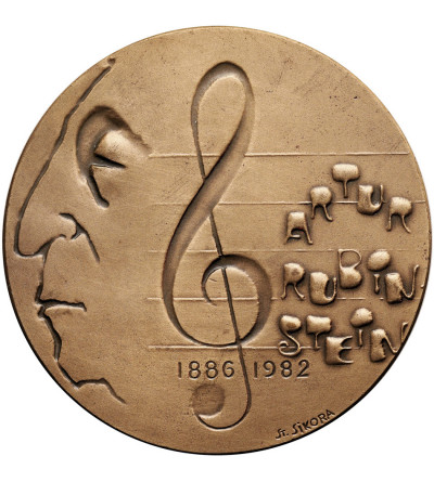 Poland, PRL (1952-1989). Medal 1984, Artur Rubinstein