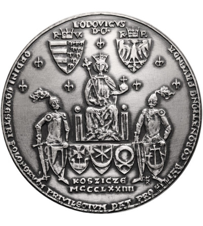 Poland, PRL (1952-1989). Medal 1983, Louis I of Hungary, PTAiN Royal Series