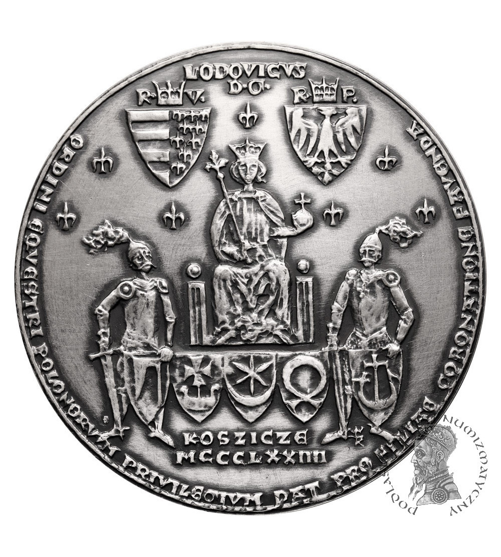 Poland, PRL (1952-1989). Medal 1983, Louis I of Hungary, PTAiN Royal Series