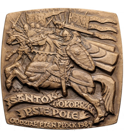 Polska, PRL (1952–1989). Medal 1984, Pasowanie Bolesława Krzywoustego na Rycerza