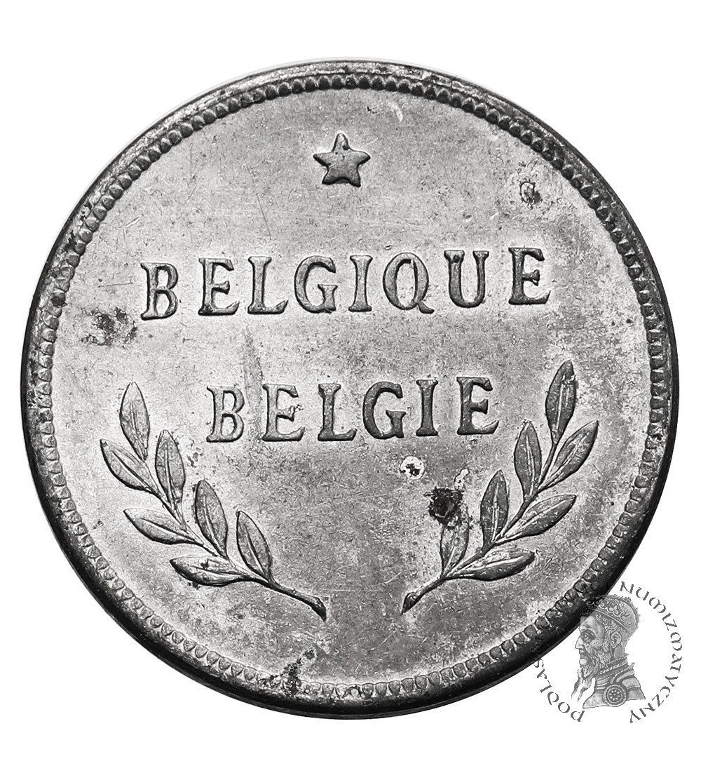 Belgium, King Leopold III (1934-1951), Allied Occupation Coinage. 2 Francs 1944