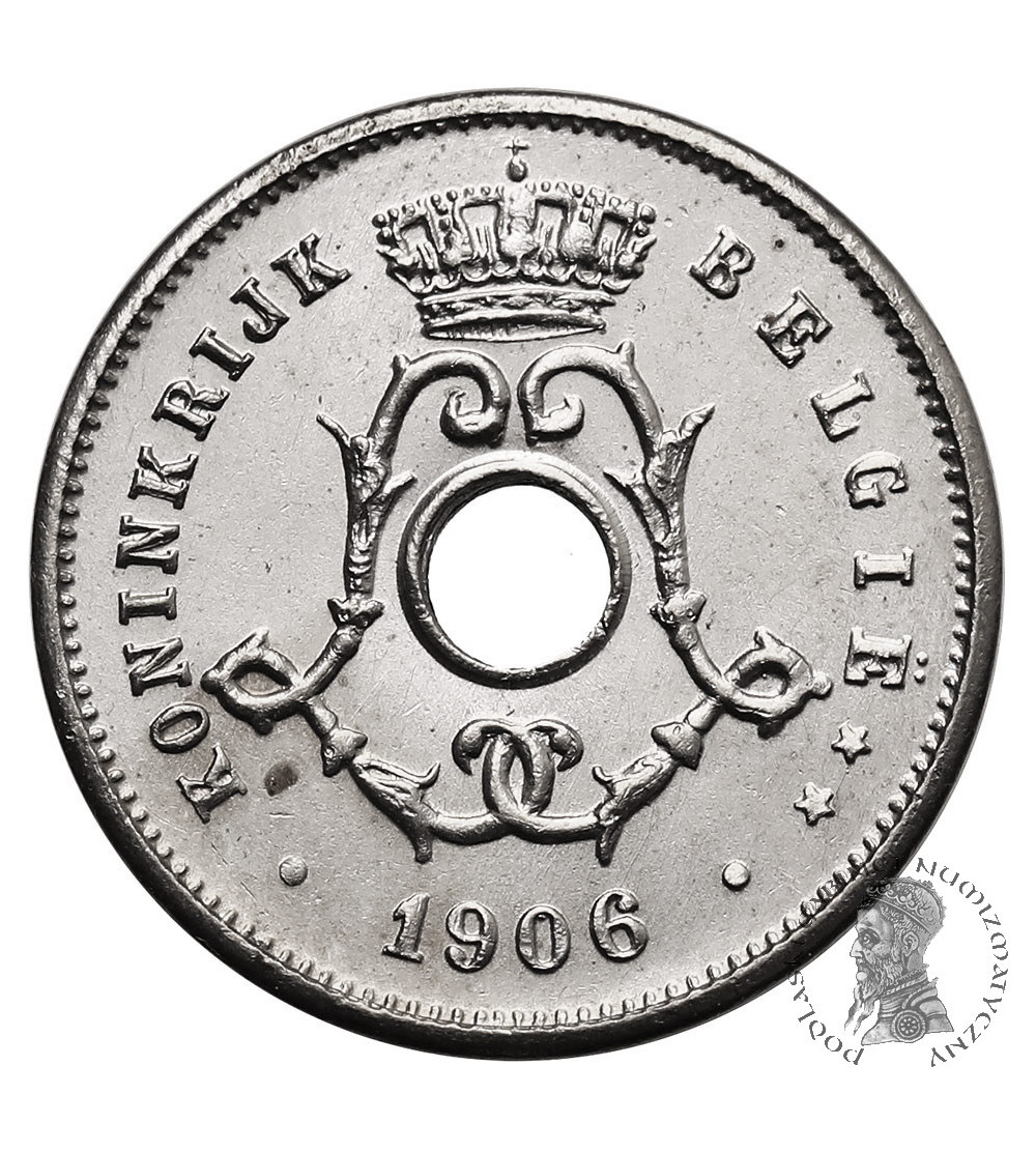 Belgia, Leopold II (1865-1909). 5 Centimes 1906, BELGIE