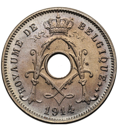 Belgia, Albert I (1909-1934). 5 Centimes 1914, BELGIQUE