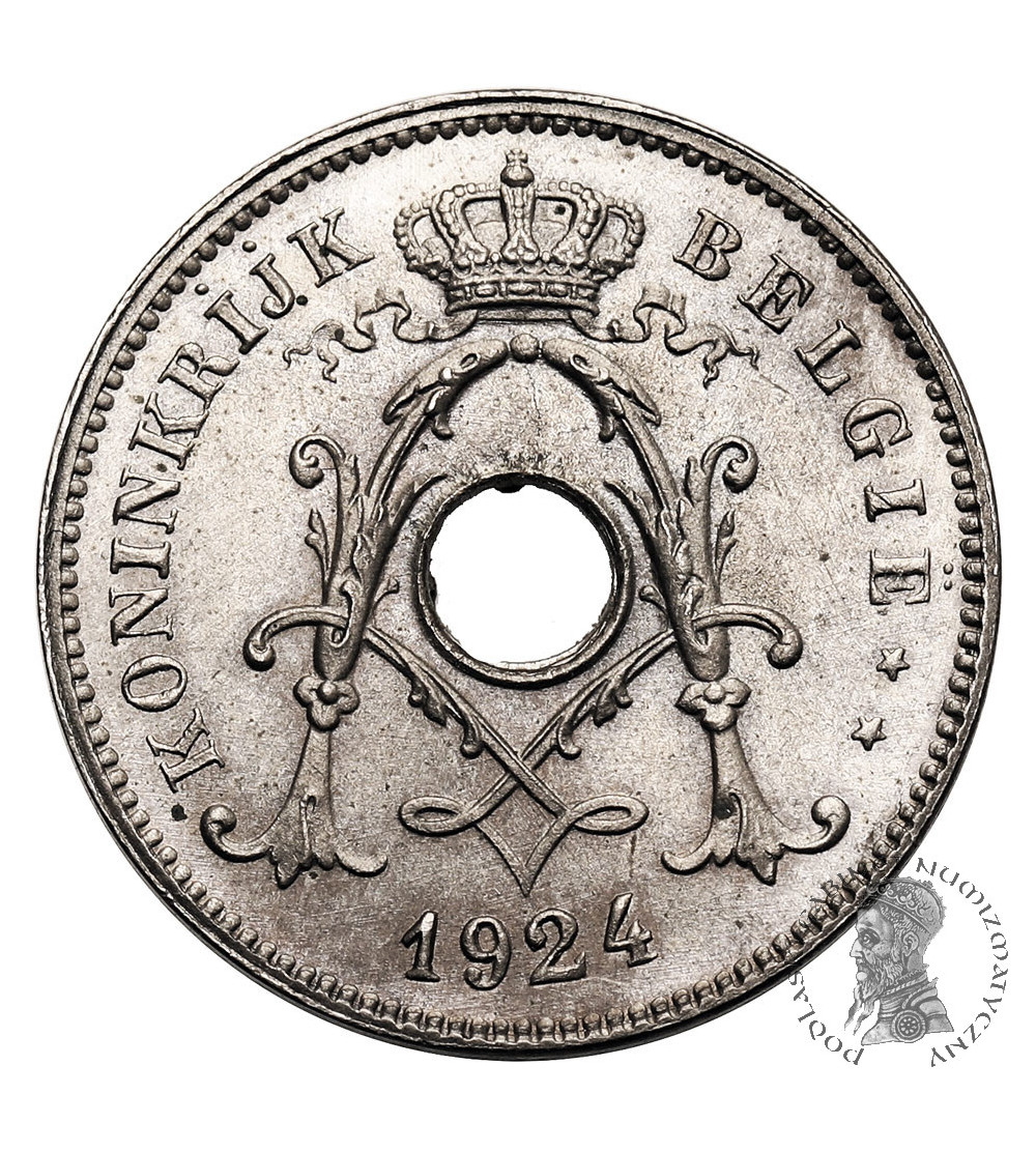 Belgia, Albert I (1909-1934). 10 Centimes 1924, BELGIE