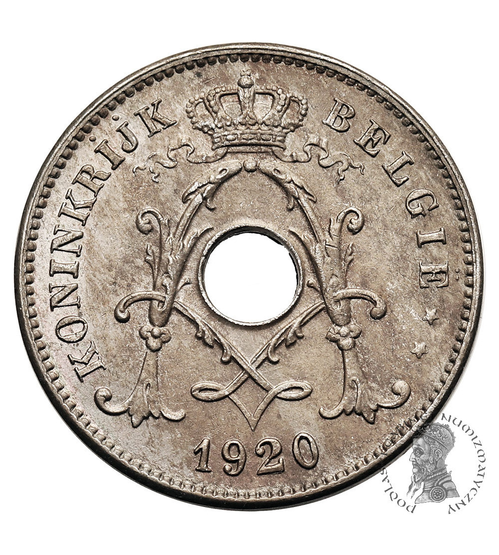 Belgia, Albert I (1909-1934). 10 Centimes 1920, BELGIE