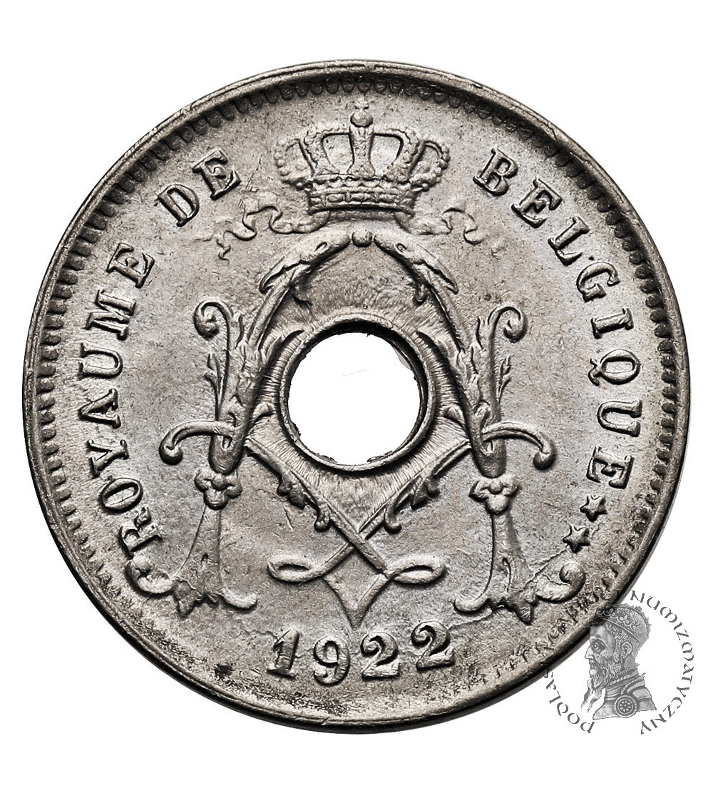 Belgia, Albert I (1909-1934). 5 Centimes 1922, BELGIQUE