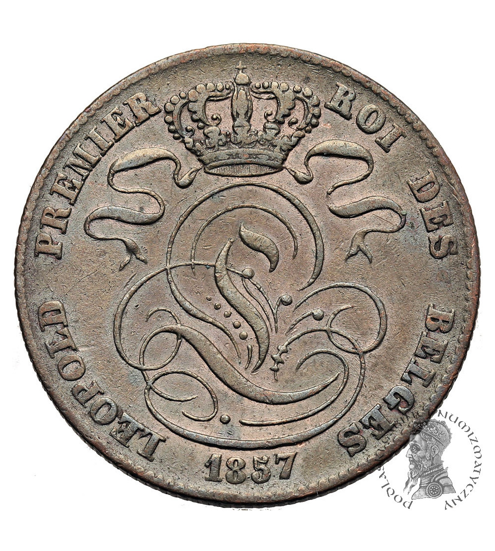 Belgia, Leopold I (1831-1865). 5 Centimes 1857