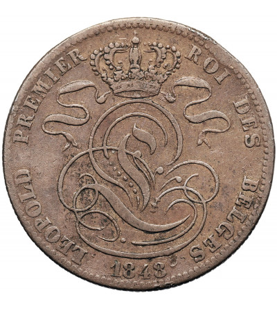 Belgia, Leopold I (1831-1865). 5 Centimes 1848